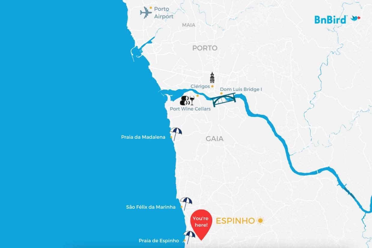 Espinho Sunshine Flat Διαμέρισμα Εξωτερικό φωτογραφία